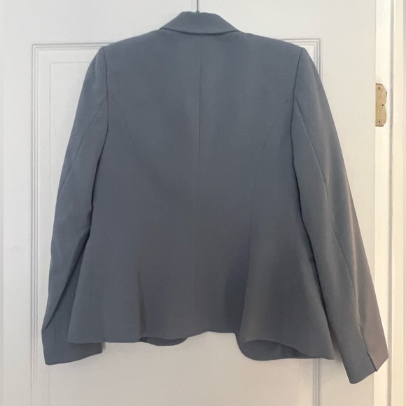 Blue gray Calvin Klein Blazer with Pearl Button - Picture 2 of 4